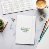 MMAA Pride - Advocating for Every Voice - Hardcover bound notebook
