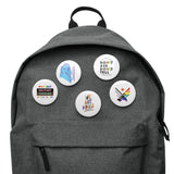 MMAA set of pin buttons