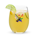MMAA Pride - stemless wine glass