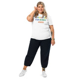 MMAA Pride - Advocating for Every Voice - Unisex organic cotton t-shirt
