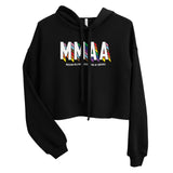MMAA Pride - MMAA White Letters Crop Hoodie