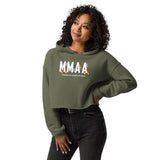 MMAA Pride - MMAA White Letters Crop Hoodie