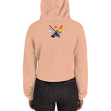 MMAA Pride - MMAA White Letters Crop Hoodie