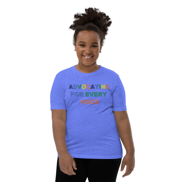 MMAA Pride - Advocating for Every Voice - Youth Short Sleeve T-Shirt
