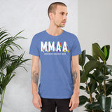 MMAA Pride - MMAA White Letters Short-Sleeve Unisex T-Shirt