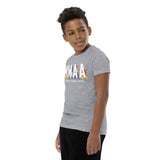 MMAA Pride - MMAA White Letters Youth Short Sleeve T-Shirt