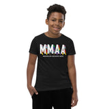 MMAA Pride - MMAA White Letters Youth Short Sleeve T-Shirt