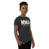 MMAA Pride - MMAA White Letters Youth Short Sleeve T-Shirt