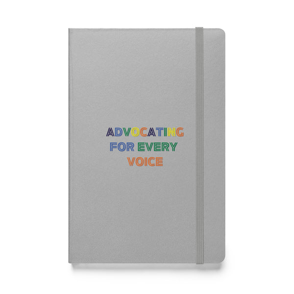 MMAA Pride - Advocating for Every Voice - Hardcover bound notebook