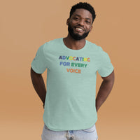 MMAA Pride - Advocating for Every Voice - Unisex t-shirt