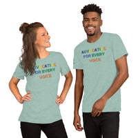 MMAA Pride - Advocating for Every Voice - Unisex t-shirt