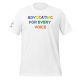 MMAA Pride - Advocating for Every Voice - Unisex t-shirt