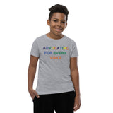 MMAA Pride - Advocating for Every Voice - Youth Short Sleeve T-Shirt