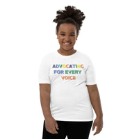 MMAA Pride - Advocating for Every Voice - Youth Short Sleeve T-Shirt