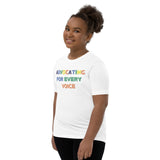 MMAA Pride - Advocating for Every Voice - Youth Short Sleeve T-Shirt