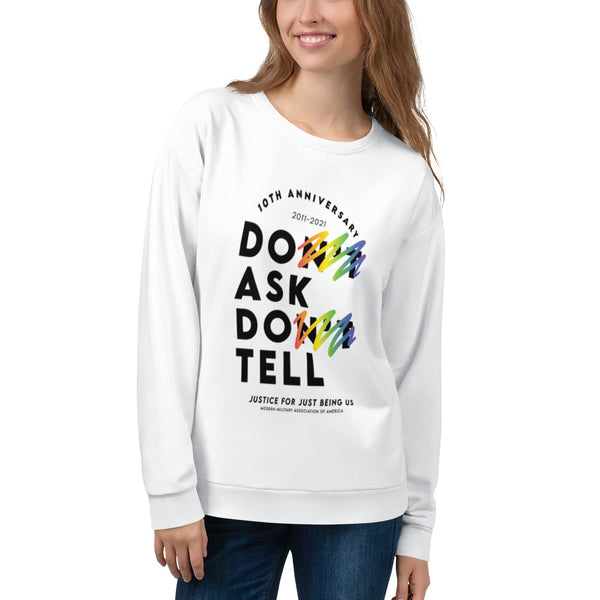 10th Anniversary of the Repeal of Don't Ask, Don't Tell Sweatshirt