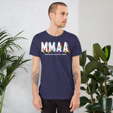 MMAA Pride - MMAA White Letters Short-Sleeve Unisex T-Shirt