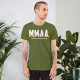 MMAA Pride - MMAA White Letters Short-Sleeve Unisex T-Shirt