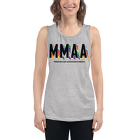 MMAA Pride - MMAA Black Letters Muscle Tank