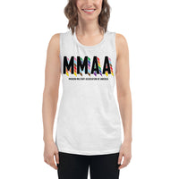 MMAA Pride - MMAA Black Letters Muscle Tank