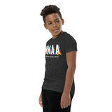 MMAA Pride - MMAA White Letters Youth Short Sleeve T-Shirt