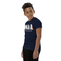 MMAA Pride - MMAA White Letters Youth Short Sleeve T-Shirt